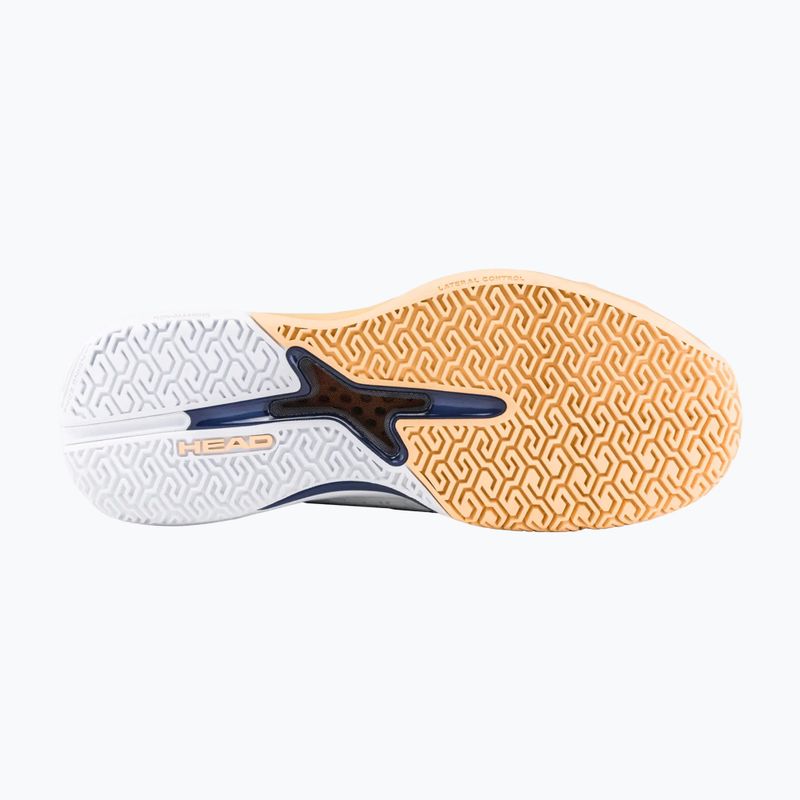 Дамски тенис обувки HEAD Revolt Pro 5.0 white/apricot 3