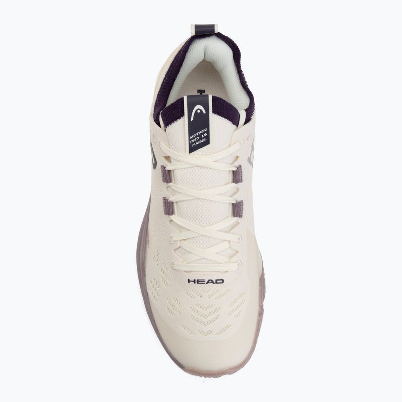 Дамски обувки за падел HEAD Motion Pro 1.5 chalk white/purple 5