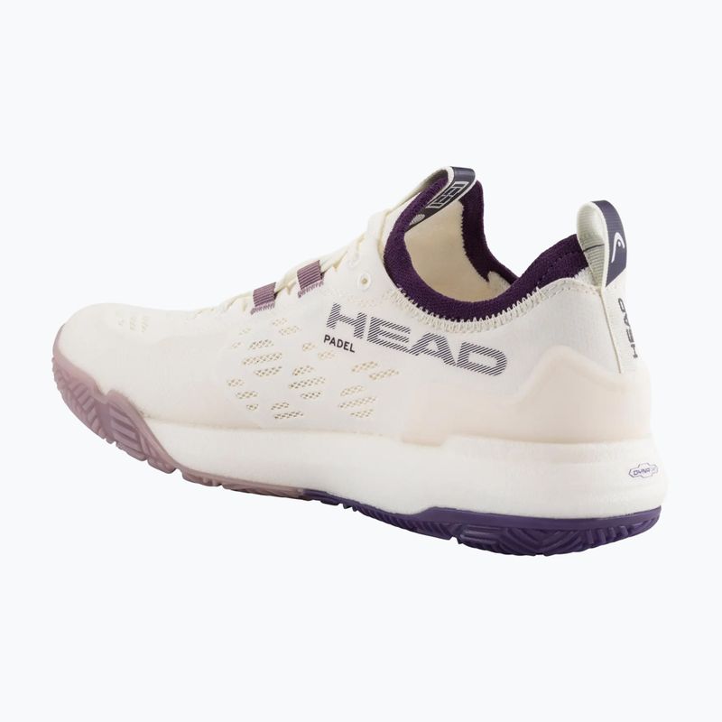 Дамски обувки за падел HEAD Motion Pro 1.5 chalk white/purple 2