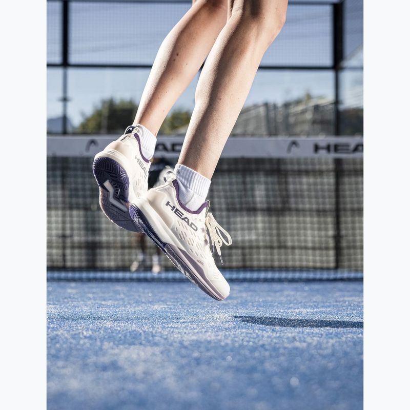 Дамски обувки за падел HEAD Motion Pro 1.5 chalk white/purple 7