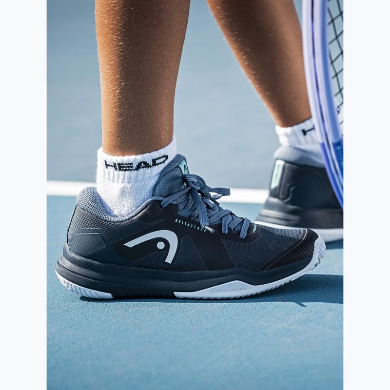 Детски тенис обувки HEAD Sprint Pro 4.0 Jr red/dark red 5