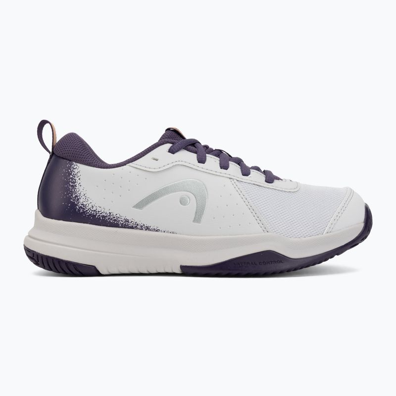 Детски тенис обувки HEAD Sprint Court 4.0 light grey/purple 2