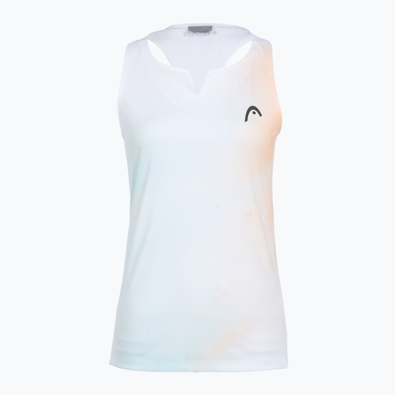 Дамска фланелка за тенис HEAD Agility Tank Top apricot/print vision