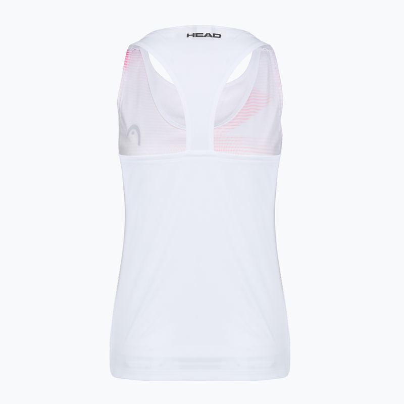 Дамска фланелка за тенис HEAD Agility Tank Top light blue/print vision 2