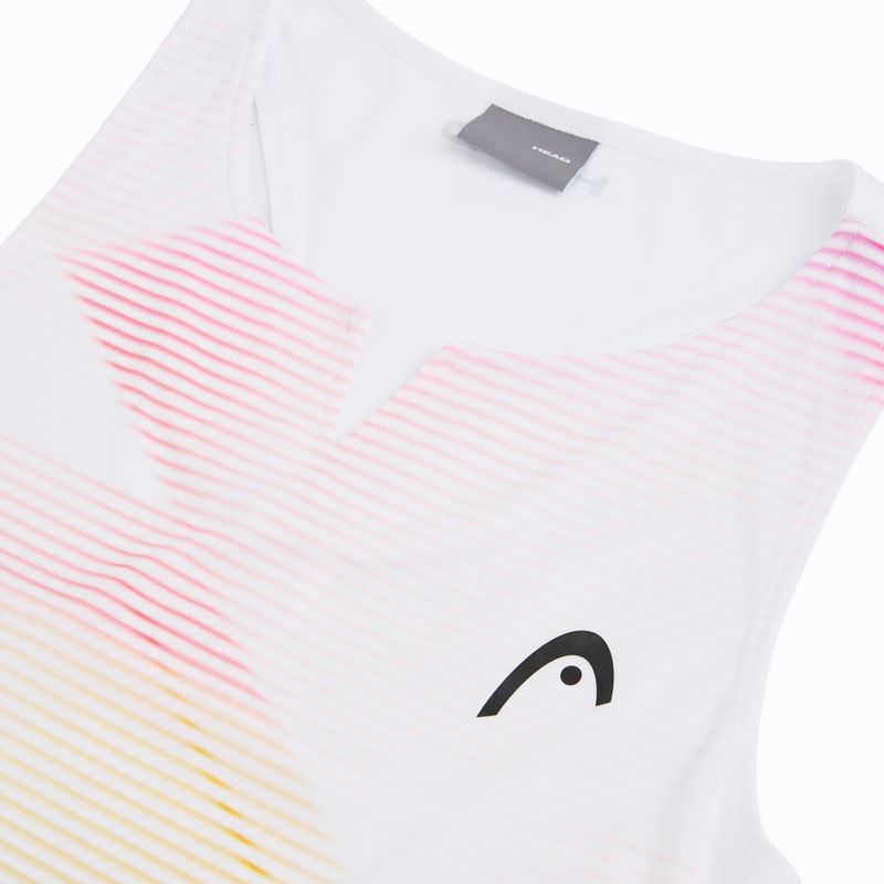 Дамска фланелка за тенис HEAD Agility Tank Top light blue/print vision 3