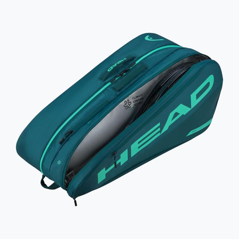 Тенис чанта HEAD Tour Racquet Bag L 65 l green 5