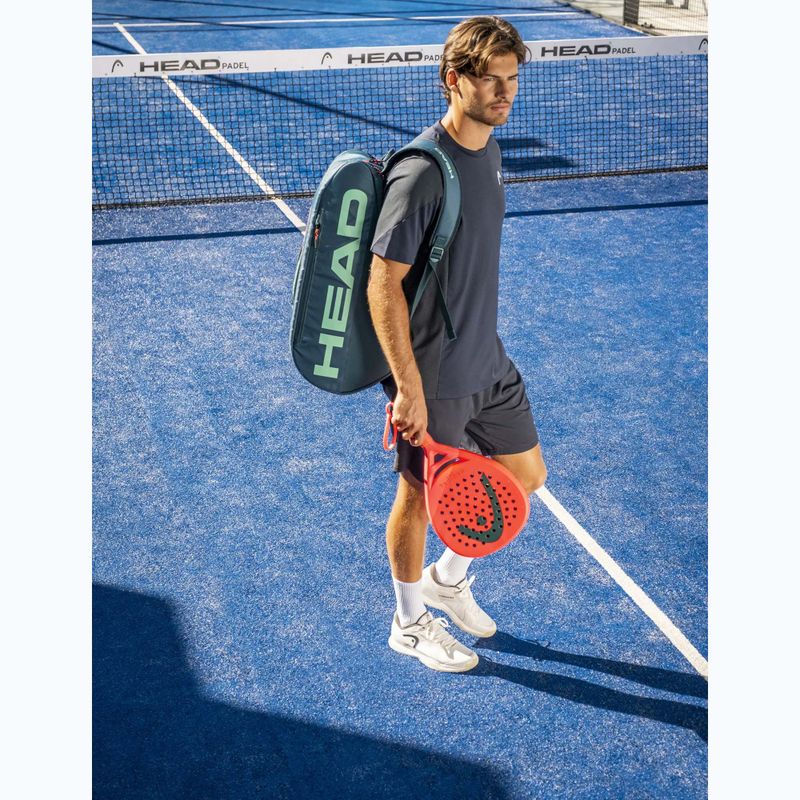 Чанта за падел HEAD Tour Padel Bag L 40 l green/orange 7