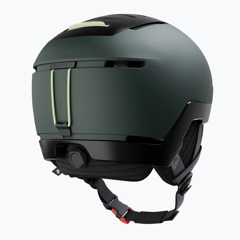 Скиорска каска HEAD Faero Pro deep green 2