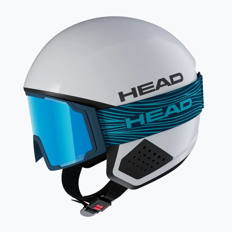 Скиорскa маска HEAD Neves Pro 5k Race blue/petrol/blue/chrome/orange 2