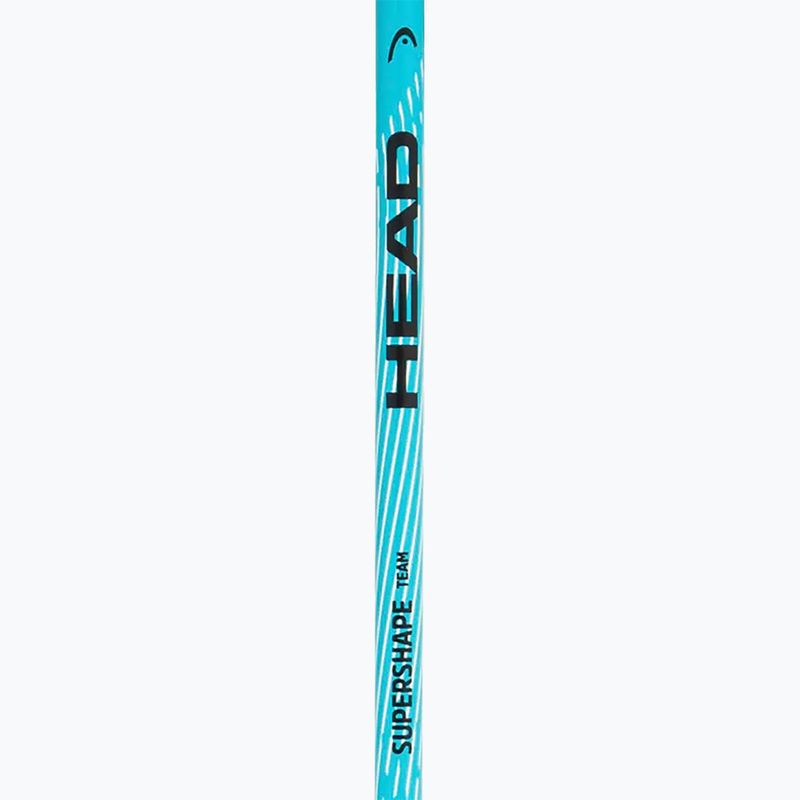 Детски скиорски щеки HEAD Supershape Team Adjustable Jr white/black/speedblue 2