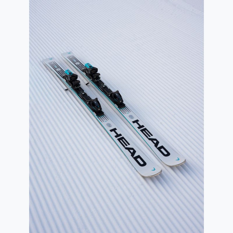 Ски за спускане със ски автомати HEAD WC Rebels e-SL RP EVO 14 + Freeflex 14 GW white/black 2