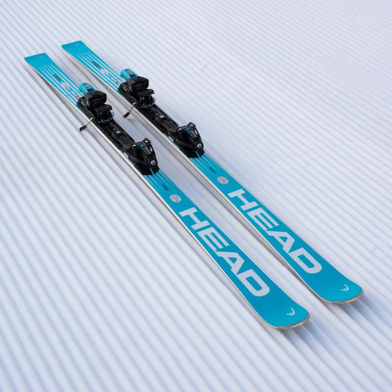 Ски за спускане със ски автомати HEAD WC Rebels e-Speed Pro RP WCR 14 + Protector+ FF 14 GW blue/white 8
