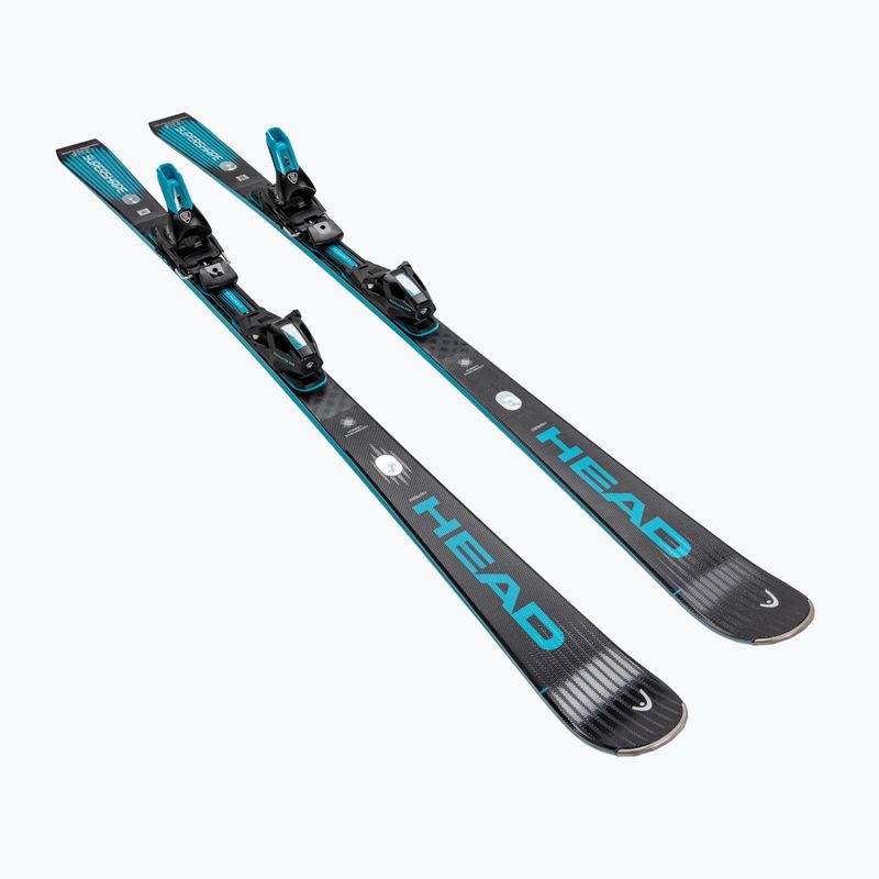 Ски за спускане със ски автомати HEAD Supershape e-Speed SW BB-PR + Protector Evo PR 13 GW black/blue 2