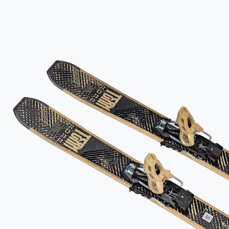 Детски ски за спускане със ски автомати HEAD Kore Team SW + Attack LYT 11 GW black/beige 7