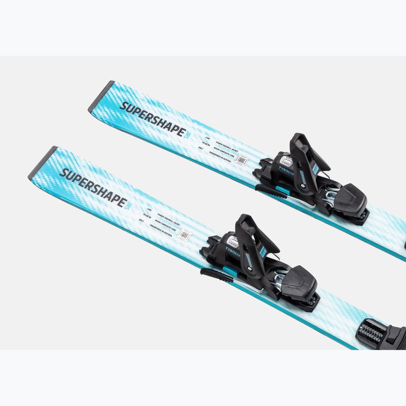 Детски ски за спускане със ски автомати HEAD Supershape JRS + Jrs 7.5 GW CA white/blue 4