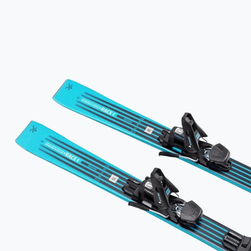 Детски ски за спускане със ски автомати HEAD WC e.Race Team SW JRS + Jrs 7.5 GW CA blue/white 4