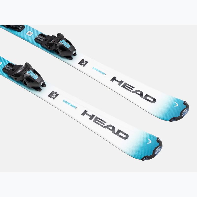 Детски ски за спускане със ски автомати HEAD Supershape Team Easy JRS + Jrs 4.5 GW CA blue/white 2