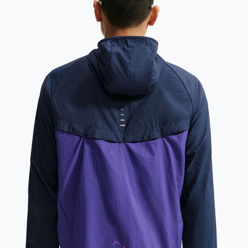 Мъжко яке за бягане Nike Stride Dri-Fit ADV midnight navy/court purple 5