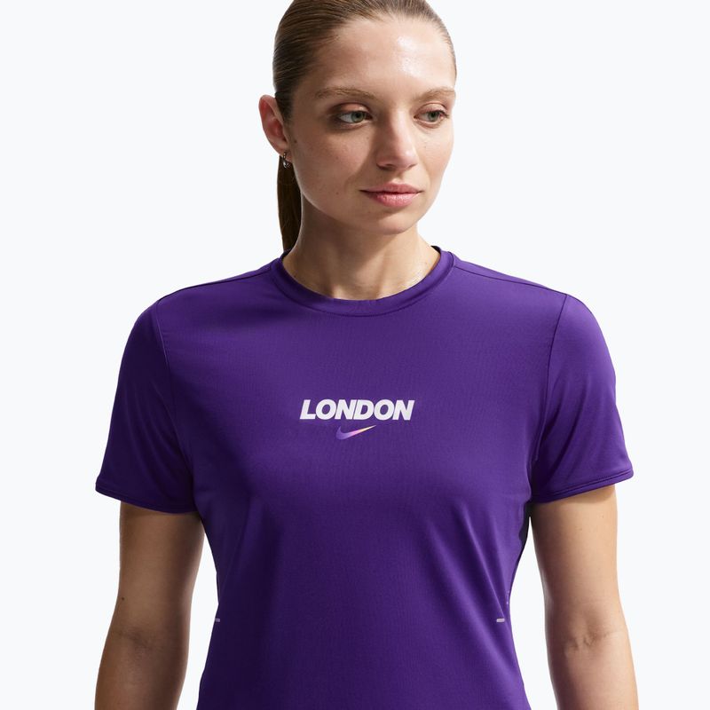 Дамска тениска за бягане Nike Swift London Dri-Fit court purple 4
