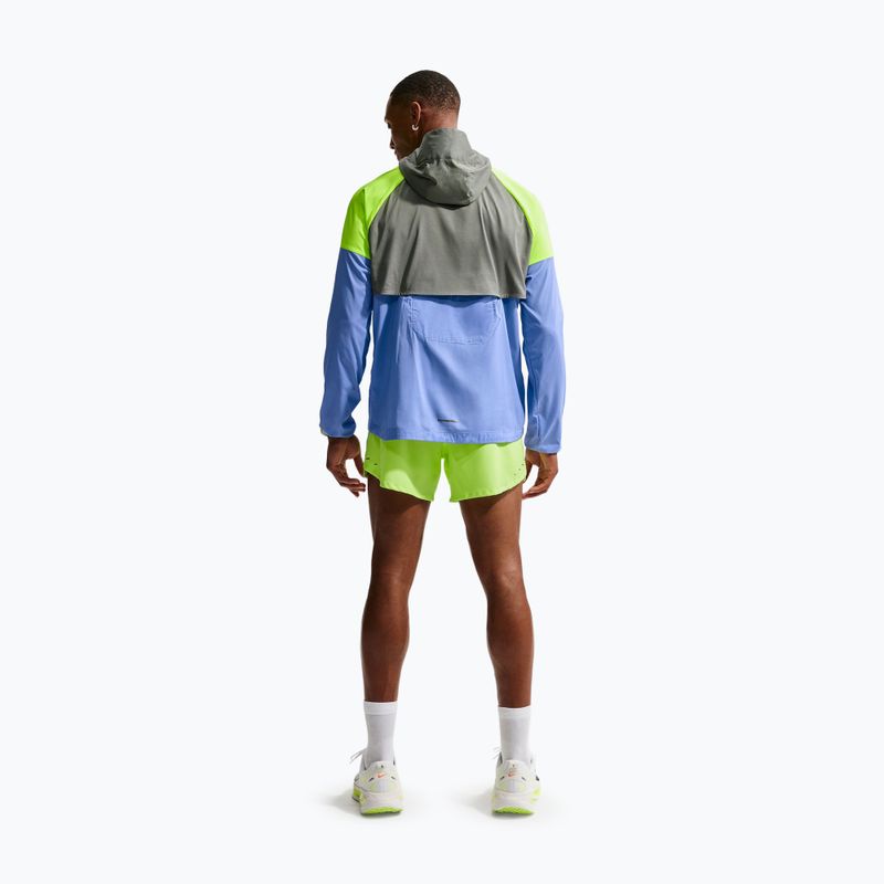 Мъжко яке за бягане Nike Impossibly Light Windrunner royal pulse/smoke grey/volt ice 3