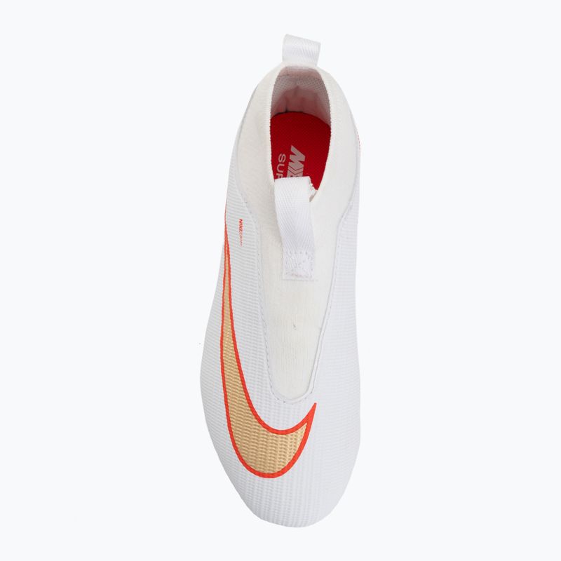 Детски футболни обувки Nike Jr. Mercurial Superfly 11 Academy white/bright crimson/blur 5