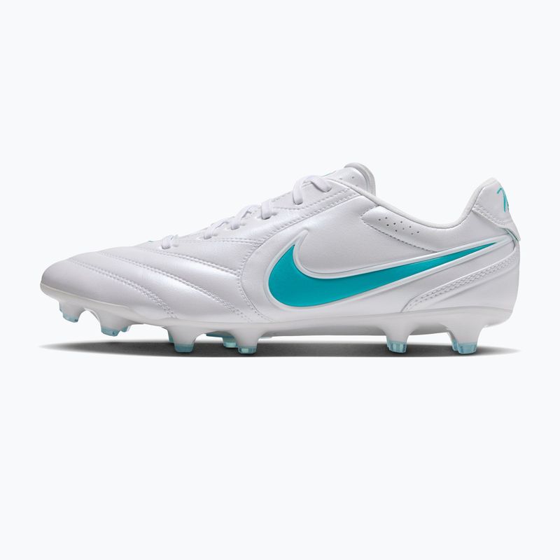 Мъжки футболни обувки Nike Tiempo Ligera Pro FG white/white/energy 2