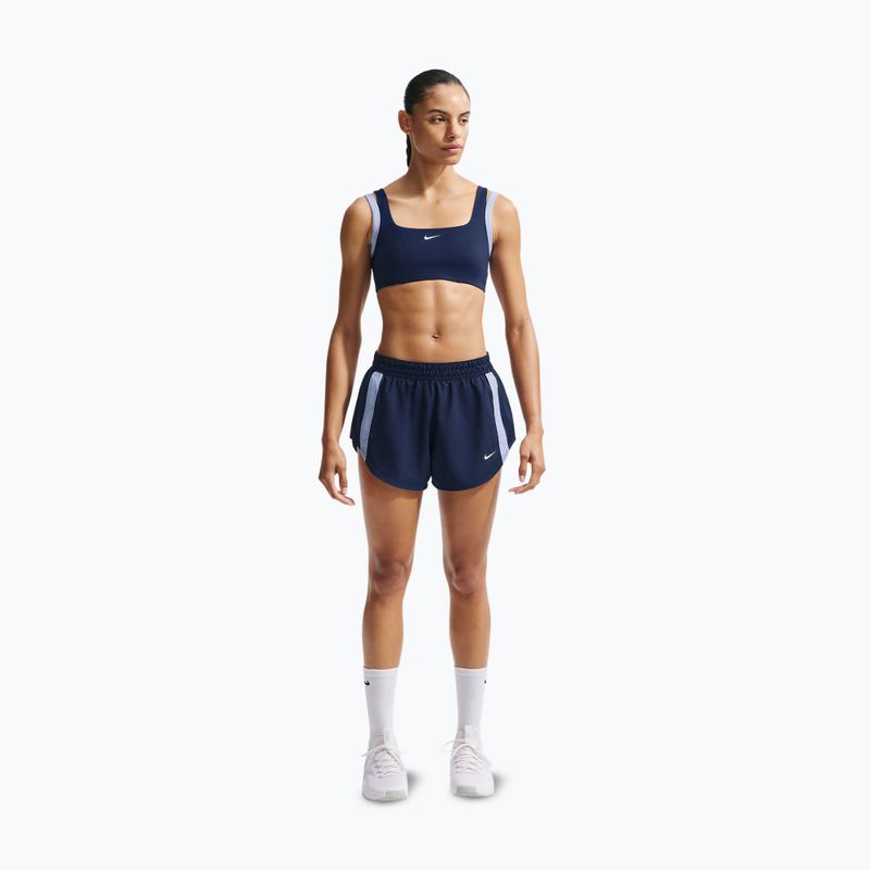 Спортен сутиен Nike One Light Support midnight navy/aluminium/white 2