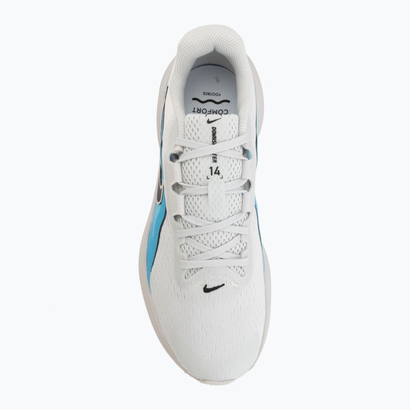 Мъжки обувки за бягане Nike Downshifter 14 off white/light current blue/black 5