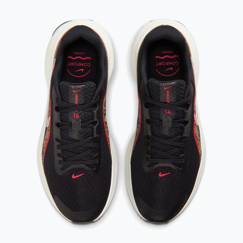 Дамски обувки за бягане Nike Downshifter 14 black/british khaki/fusion red/sail 4