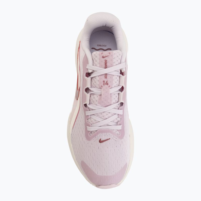 Дамски обувки за бягане Nike Downshifter 14 bleached lilac/sail/pink rise/pink smoke 5