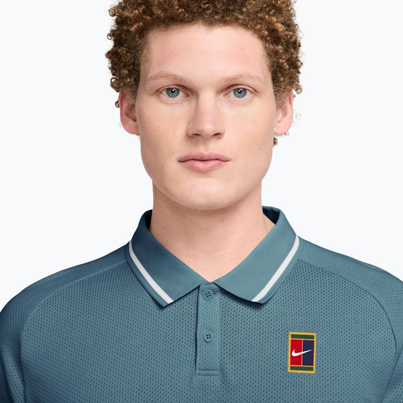 Мъжка тениска/фланелка за тенис Nike Court Heritage smokey blue/smokey blue 3