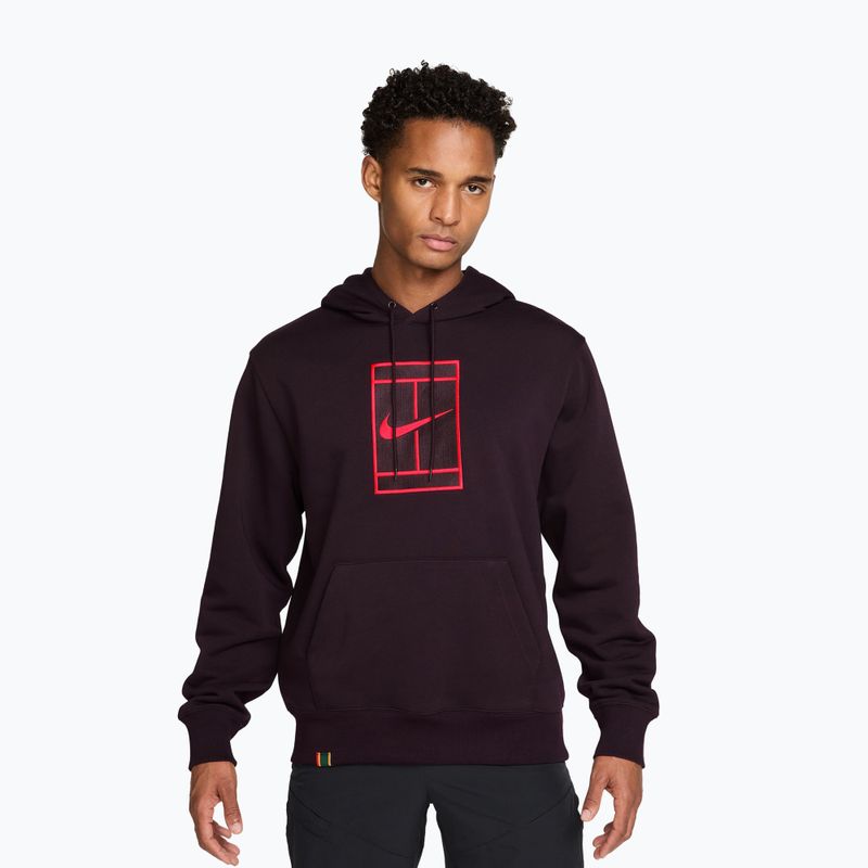 Мъжки суитшърт Nike Court burgundy ash/bright crimson