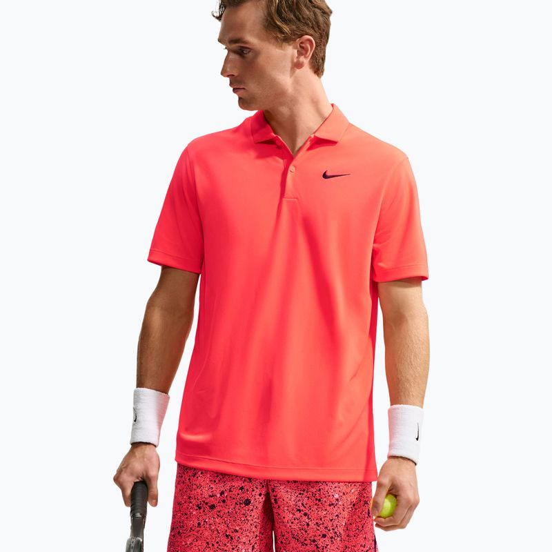 Мъжка тениска/фланелка за тенис Nike Court Dri-FIT Bright Crimson/Black