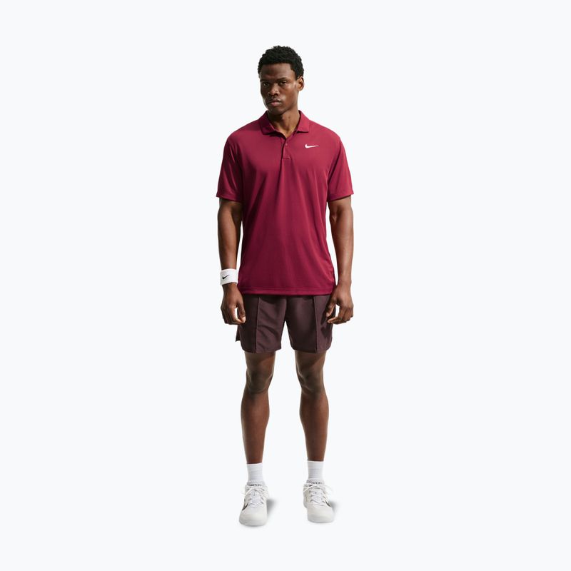Мъжка тениска/фланелка за тенис Nike Court Dri-FIT Team Red/White 2