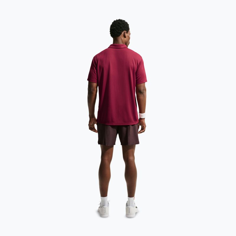 Мъжка тениска/фланелка за тенис Nike Court Dri-FIT Team Red/White 3