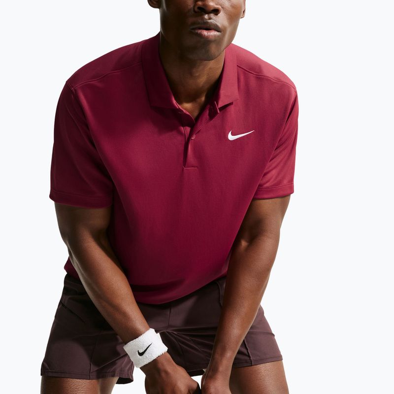Мъжка тениска/фланелка за тенис Nike Court Dri-FIT Team Red/White 4