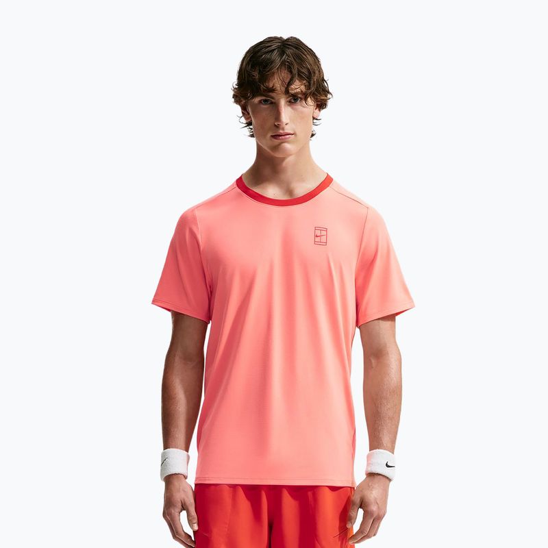 Мъжка тениска Nike Court Dri-Fit Advantage atomic pink/picante red/picante red