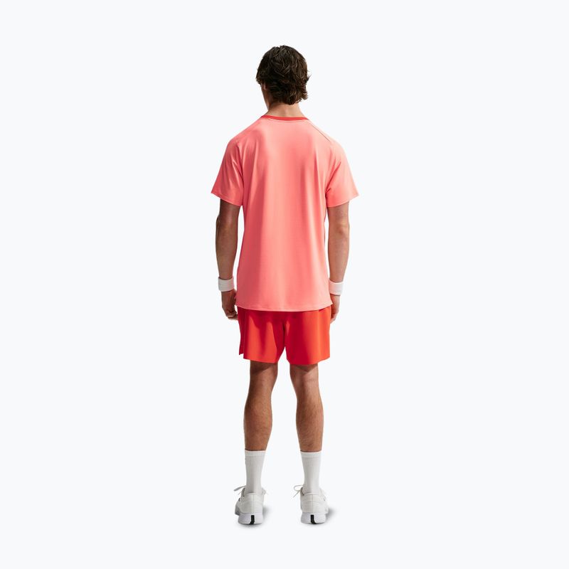 Мъжка тениска Nike Court Dri-Fit Advantage atomic pink/picante red/picante red 3