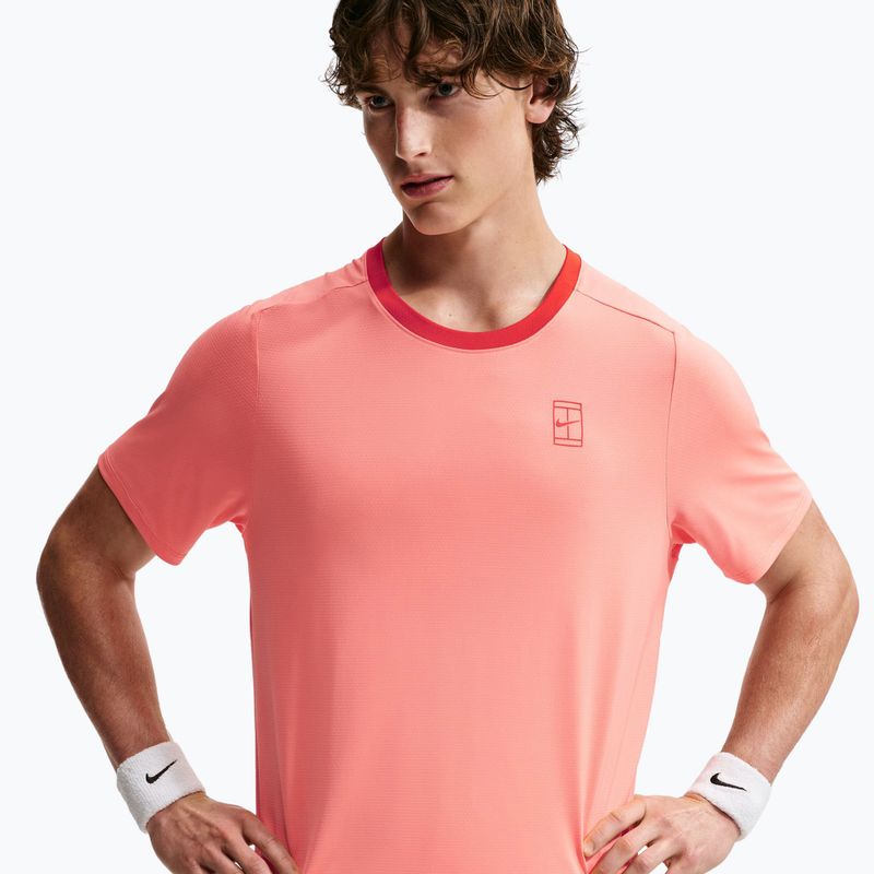 Мъжка тениска Nike Court Dri-Fit Advantage atomic pink/picante red/picante red 4