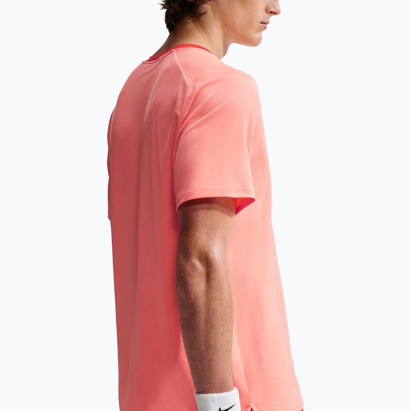 Мъжка тениска Nike Court Dri-Fit Advantage atomic pink/picante red/picante red 5