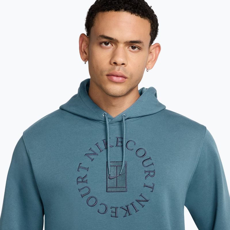 Мъжки суитшърт Nike Court Heritage smokey blue/new slate 3