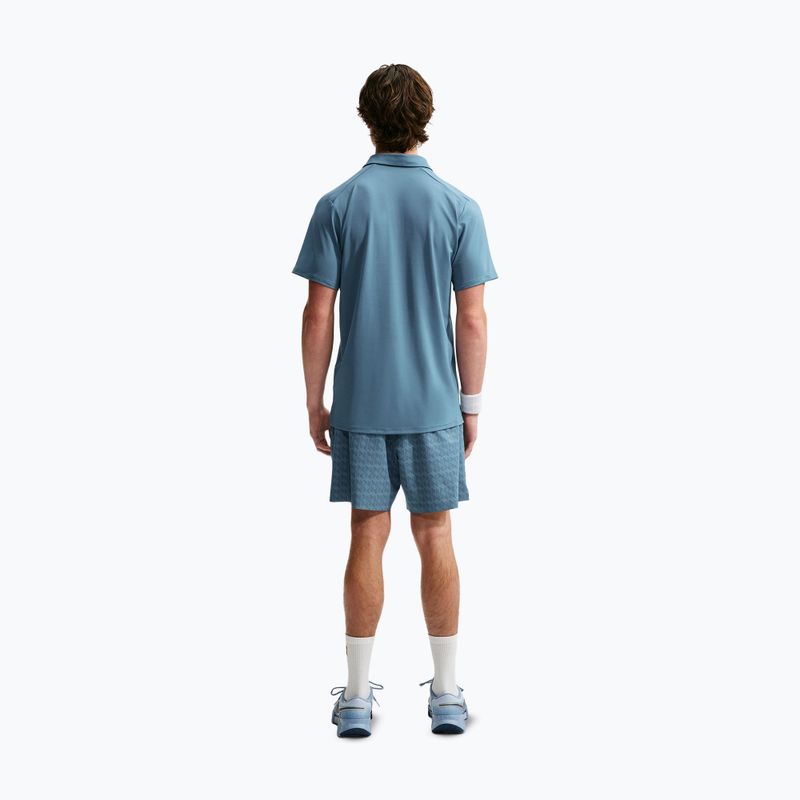Мъжка тениска поло Nike Court Dri-Fit Advantage smokey blue/white 3