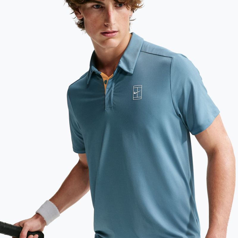 Мъжка тениска поло Nike Court Dri-Fit Advantage smokey blue/white 6