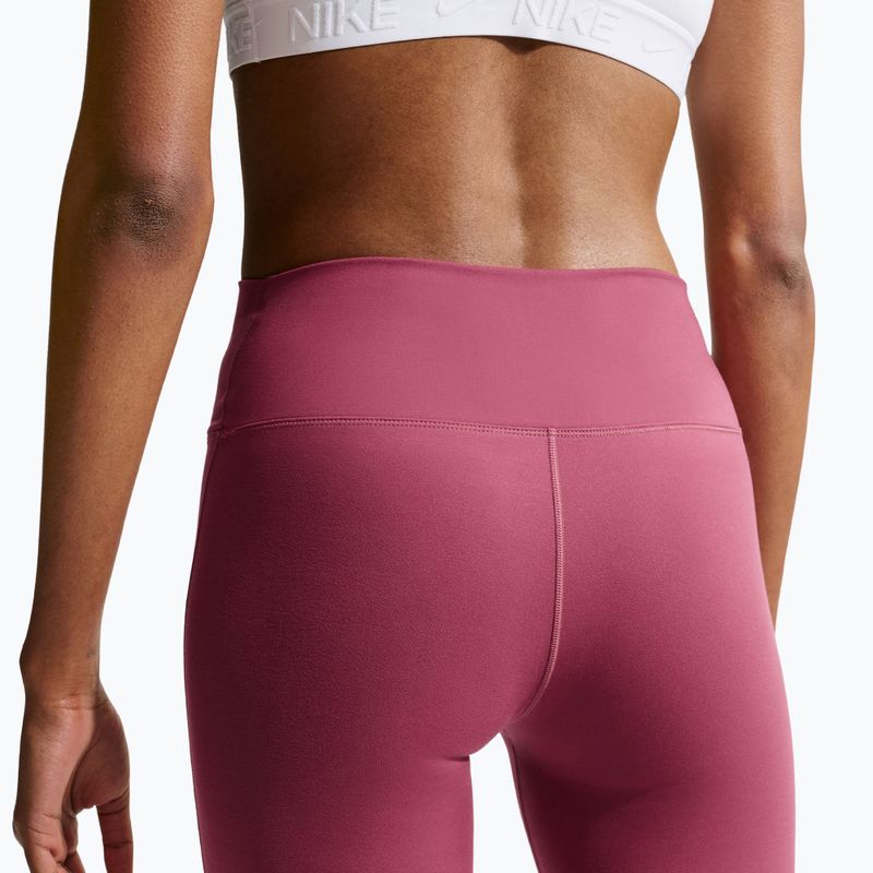 Дамски тренировъчен клин Nike One pink smoke/white 5