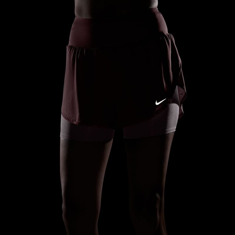 Дамски шорти за бягане Nike Flow pink smoke 8