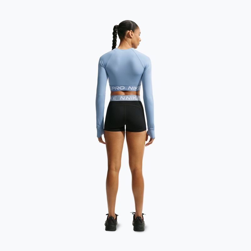 Дамска блуза с дълъг ръкав Nike Pro work blue/white 2