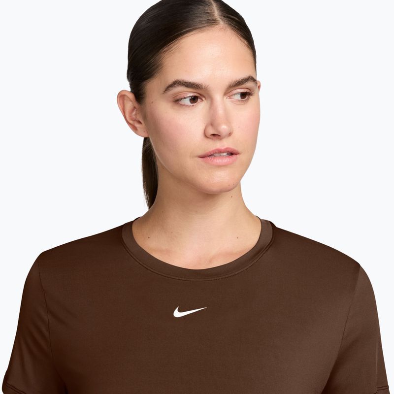 Дамска тениска Nike One Classic Dri-Fit SS cacao wow/white 3