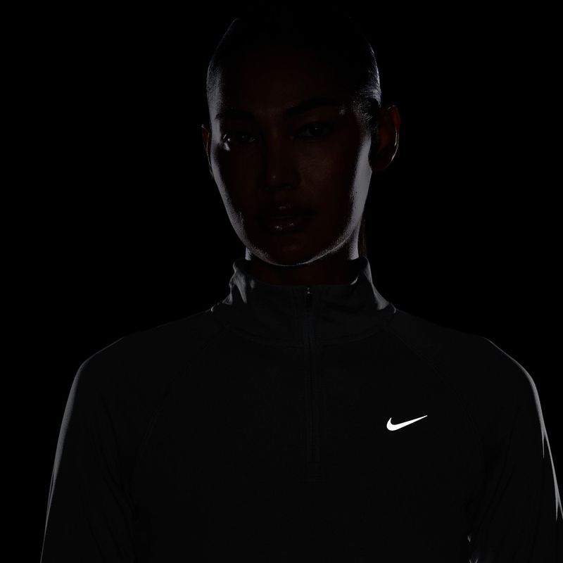 Дамски суитшърт за бягане Nike Tempo Dri-Fit 1/4 Zip cool grey 4