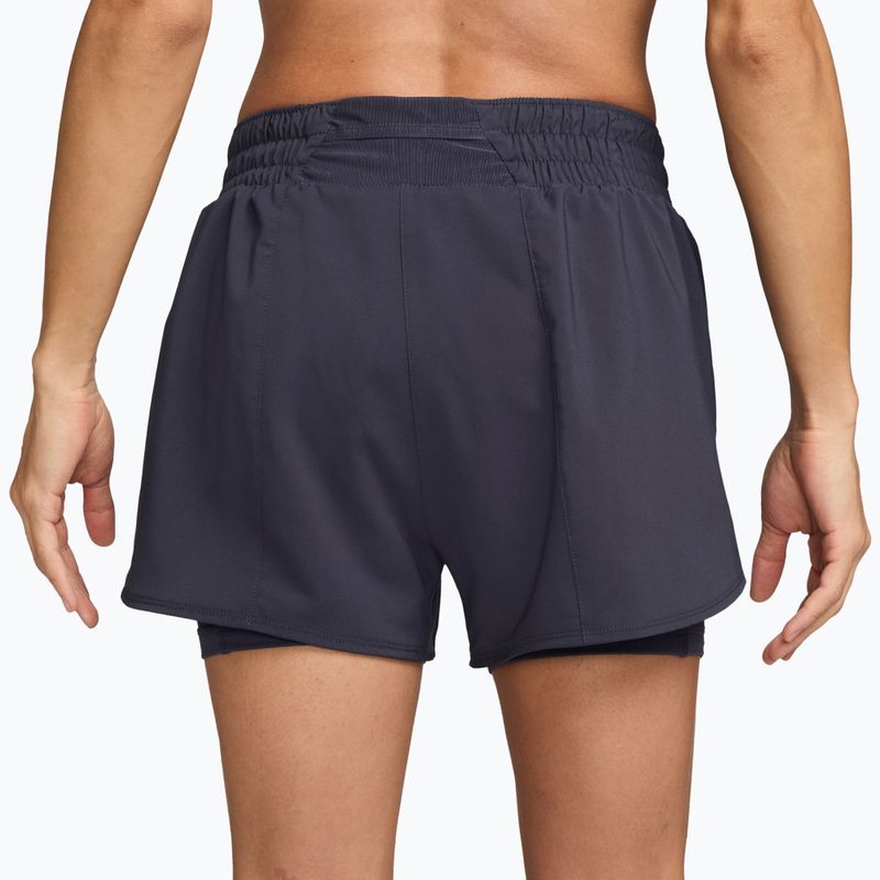 Дамски шорти Nike One Dri-Fit High-Waisted 3" 2In1 gridiron/white 2