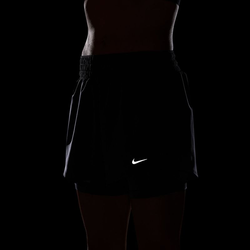 Дамски къси панталони/шорти Nike One Dri-Fit High-Waisted 3" 2In1 gridiron/white 5